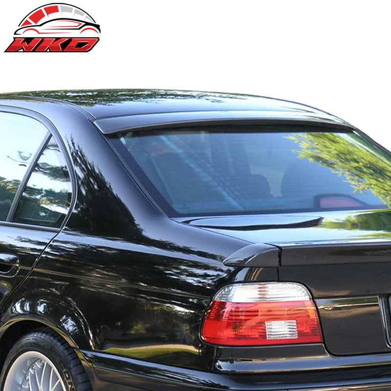 Fits 97-03 BMW E39 5-Series Sedan AC Style Rear Roof Window Spoiler Matte Black