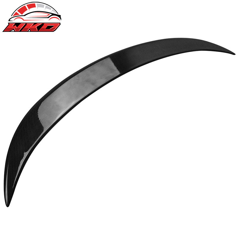 Fits 04-08 BMW E63 6 Series Coupe V Style Carbon Fiber CF Rear Trunk Spoiler Lip