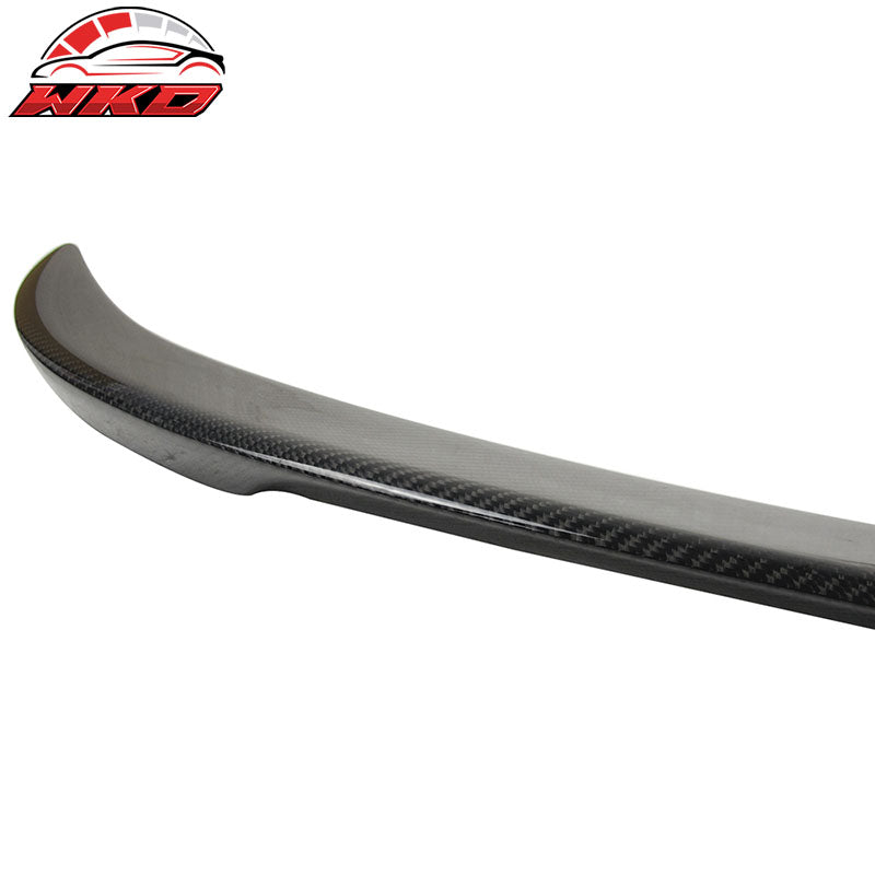 Fits 04-08 BMW E63 6 Series Coupe V Style Carbon Fiber CF Rear Trunk Spoiler Lip