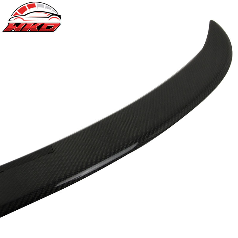 Fits 04-08 BMW E63 6 Series Coupe V Style Carbon Fiber CF Rear Trunk Spoiler Lip