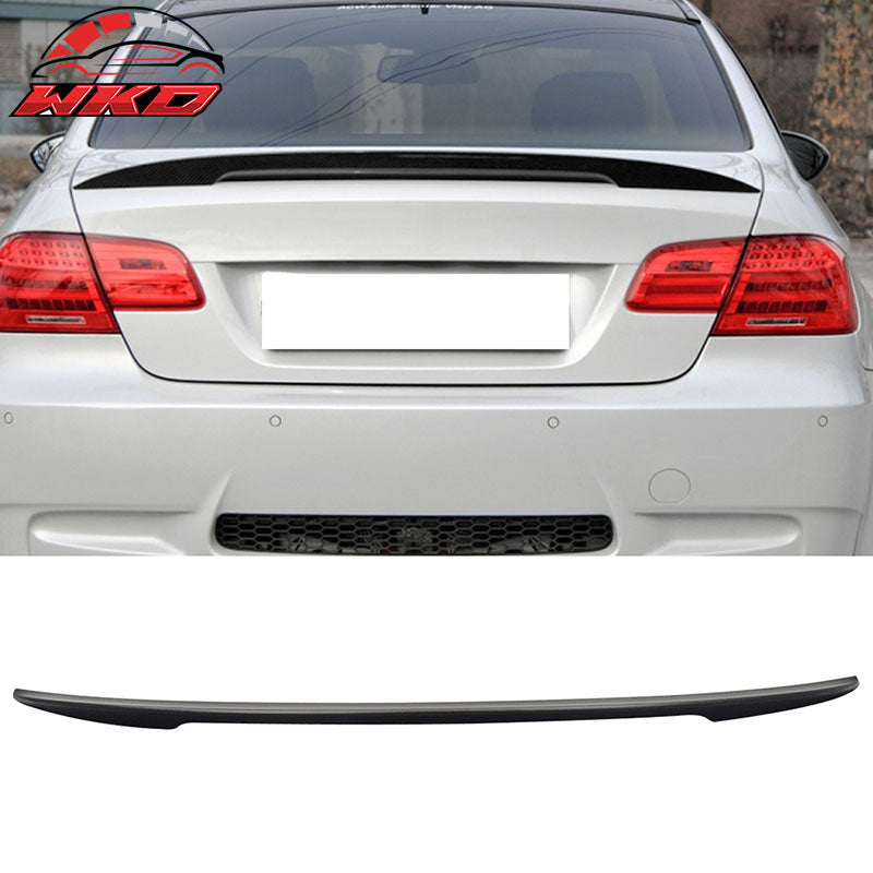 Fits 07-13 BMW E92 3 Series Coupe High Kick P Style Rear Trunk Spoiler Unpainted