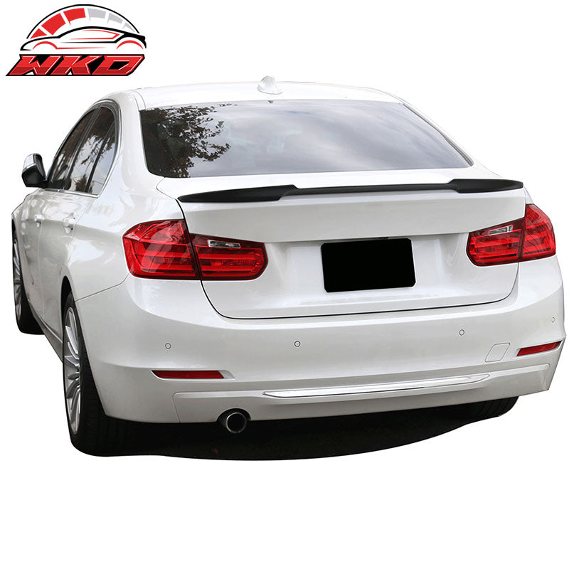 Fits 12-20 BMW 3 Series F80 M3 F30 4Dr V Style Rear Trunk Spoiler ABS Unpainted