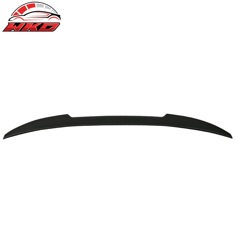 Fits 17-23 BMW 5 Series G30 Sedan M4 V Style Rear Trunk Spoiler ABS Unpainted