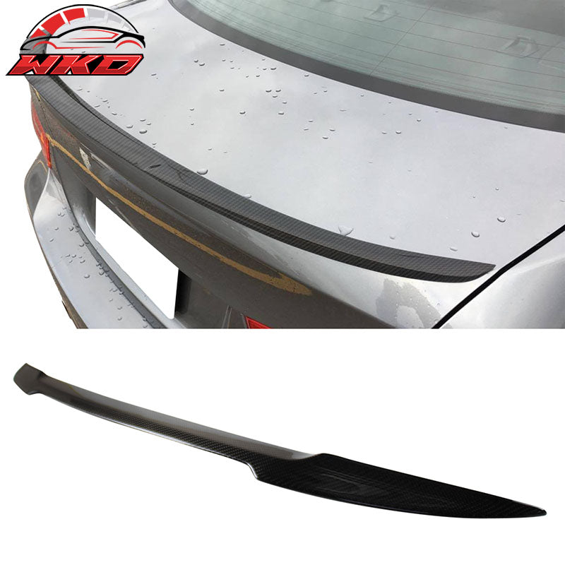 Fits 07-13 BMW 3 Series E92 Coupe M4 Style Rear Trunk Spoiler Matte Carbon Fiber