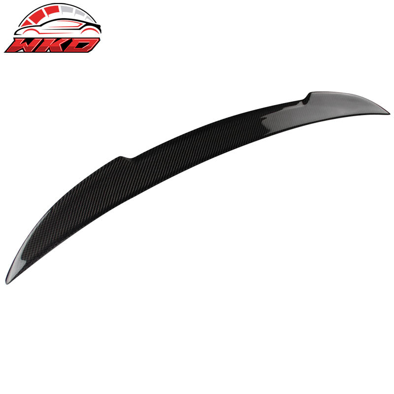 Fits 07-13 BMW 3 Series E92 Coupe M4 Style Rear Trunk Spoiler Matte Carbon Fiber