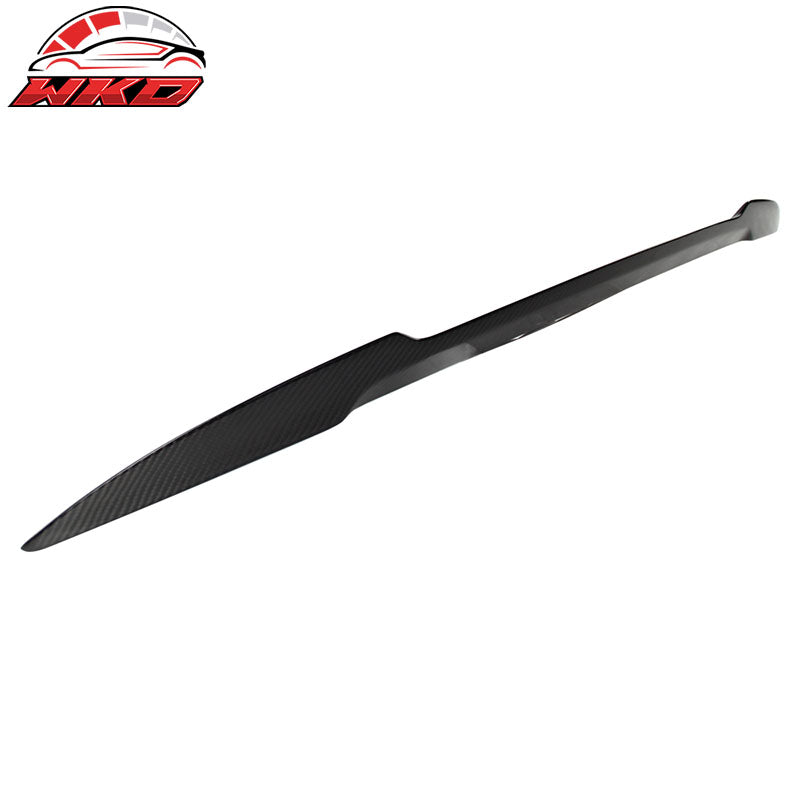 Fits 07-13 BMW 3 Series E92 Coupe M4 Style Rear Trunk Spoiler Matte Carbon Fiber
