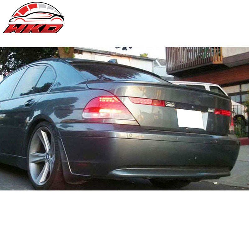 Fits 02-08 BMW E65 7-Series M3 Style Rear Trunk Spoiler Wing Lip ABS Unpainted