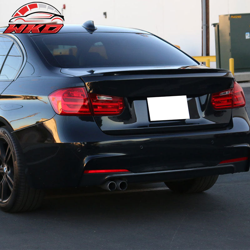 Fits 12-18 BMW F30 3-Series Sedan Performance Style Rear Trunk Spoiler Unpainted