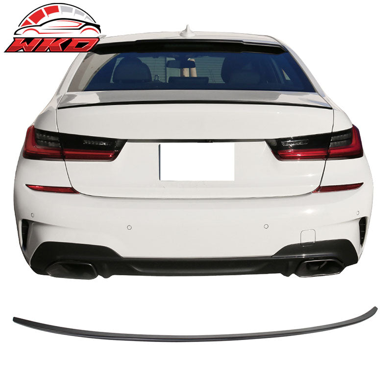 Fits 19-26 BMW G20 G80 Sedan OE Style Rear Trunk Spoiler Wing Lip ABS Unpainted