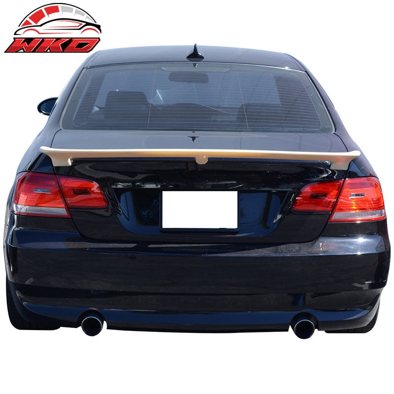 Fits 07-13 BMW E92 3-Series Coupe AC Style Rear Trunk Spoiler Wing Lip Unpainted