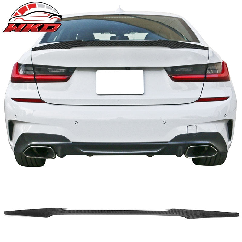 Wholesale 19-26 BMW 3-Series G20 M4 Style Rear Trunk Spoiler Wing Lip Carbon Fiber CF