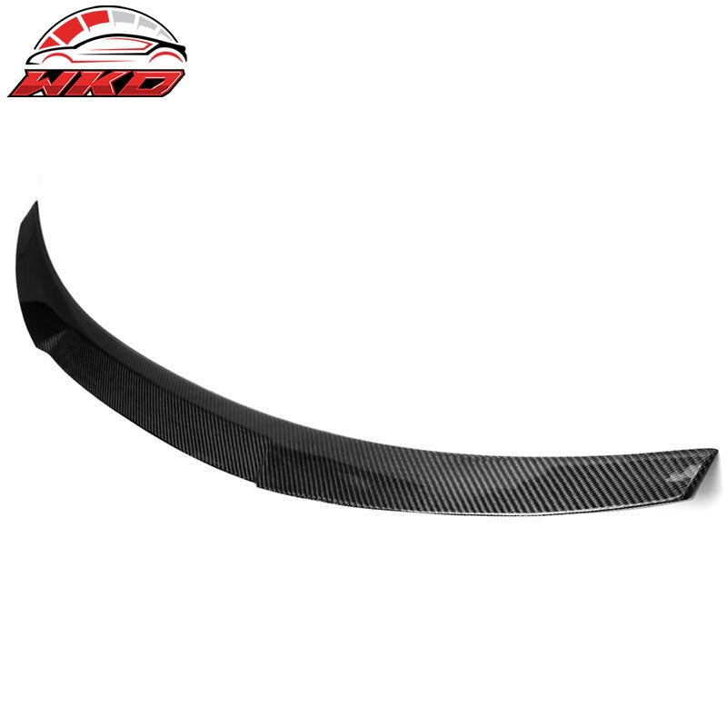 Fits 19-26 BMW 3-Series G20 M4 Style Rear Trunk Spoiler Wing Lip Carbon Fiber CF