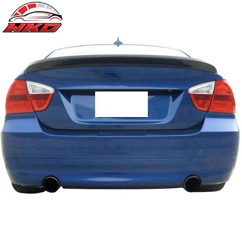 Fits 06-11 BMW 3 Series E90 Sedan M3 Style Rear Trunk Spoiler Wing ABS Unpainted