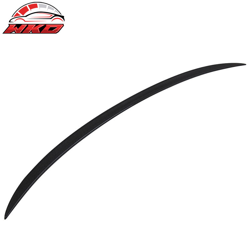 Fits 06-11 BMW E90 3-Series M3 Style Rear Trunk Spoiler Wing Matte Carbon Fiber