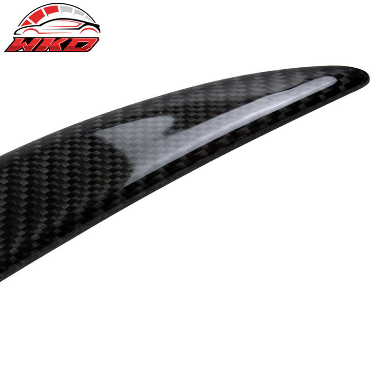 Fits 06-11 BMW E90 3-Series M3 Style Rear Trunk Spoiler Wing Matte Carbon Fiber