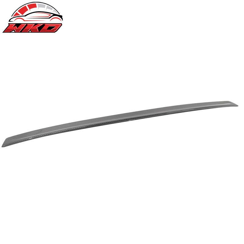 Fits 11-16 BMW 5 Series F10 Sedan 3D Style Roof SpoilerMatte Carbon Fiber