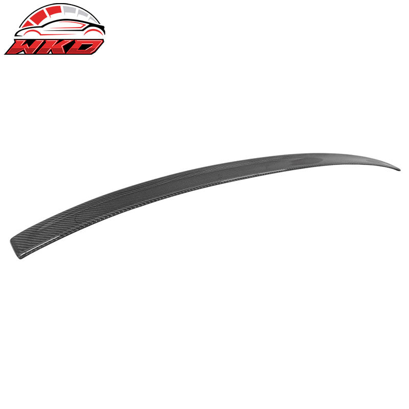 Fits 11-16 BMW 5 Series F10 Sedan 3D Style Roof SpoilerMatte Carbon Fiber