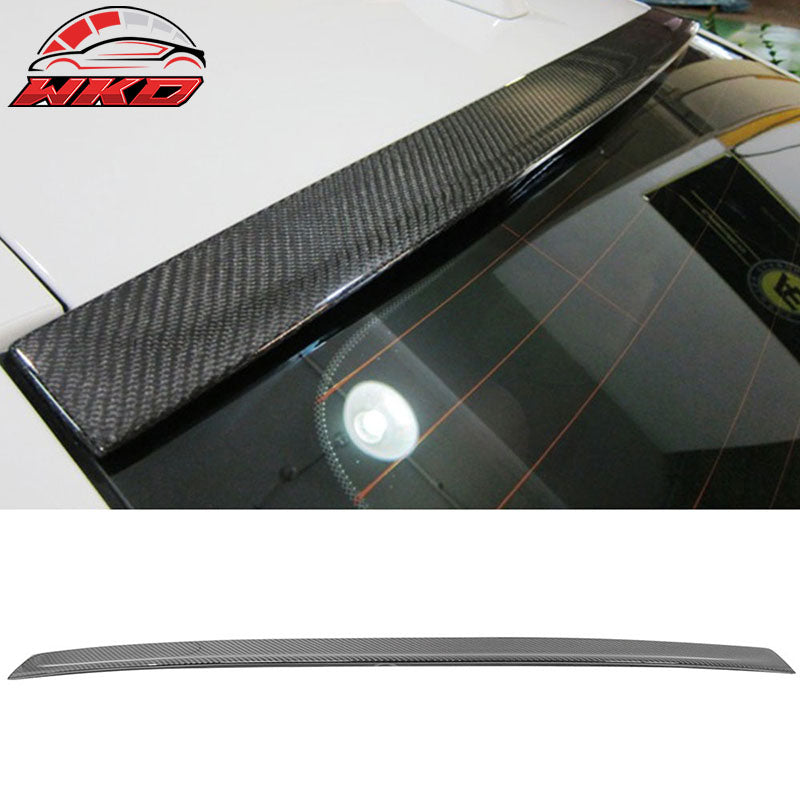 Fits 11-16 BMW 5 Series F10 Sedan 3D Style Roof Spoiler - Carbon Fiber CF