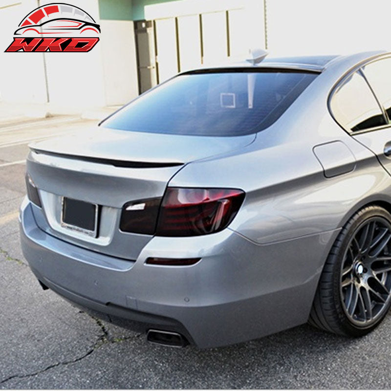 Fits 11-16 BMW 5 Series F10 Sedan 3D Style Roof Spoiler - Carbon Fiber CF