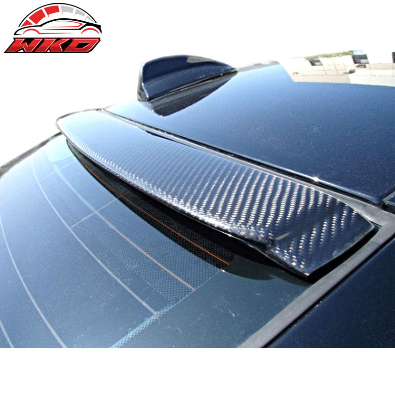 Fits 07-13 BMW 3 Series E92 Coupe AC Style Matte Carbon Fiber Roof Spoiler Wing