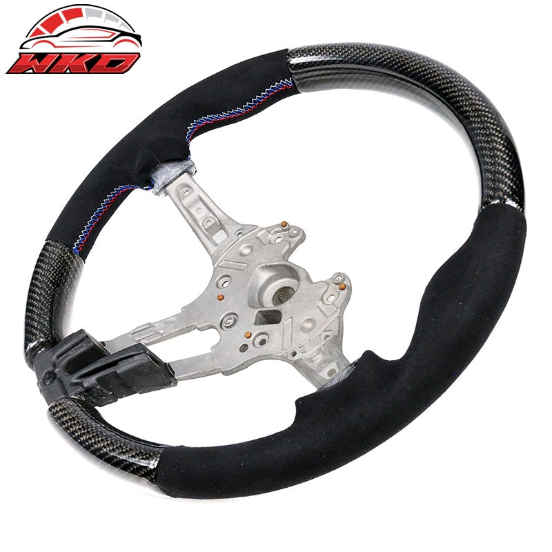 Fits 12-21 BMW F20 F22 F23 F30 F31 F32 F33 F80 M2 Steering Wheel Carbon Fiber CF