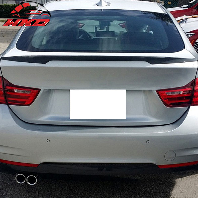 Fits 15-20 F36 4 Series Gran Coupe Performance Style Trunk Spoiler Lip Unpainted