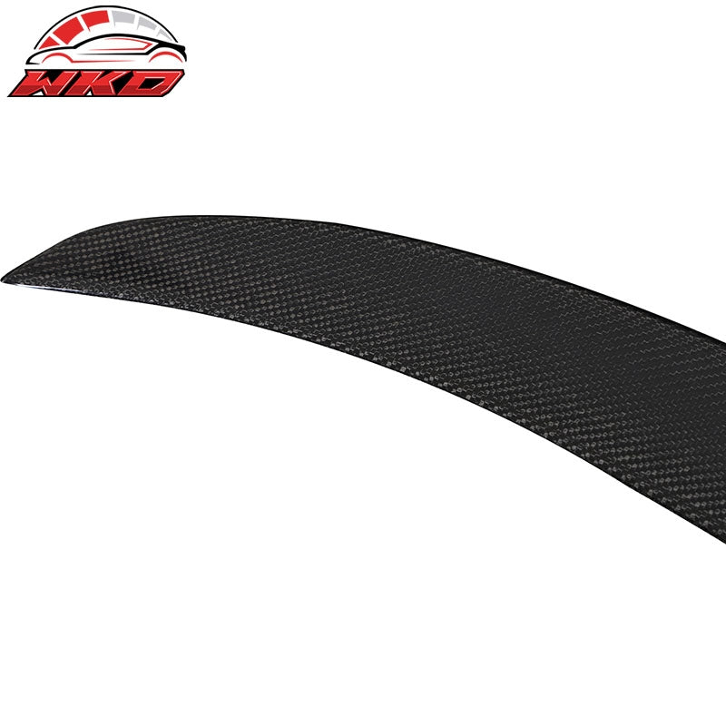 Fits 15-20 BMW F36 4 Series Gran Coupe V Style Trunk Spoiler Lip Carbon Fiber CF