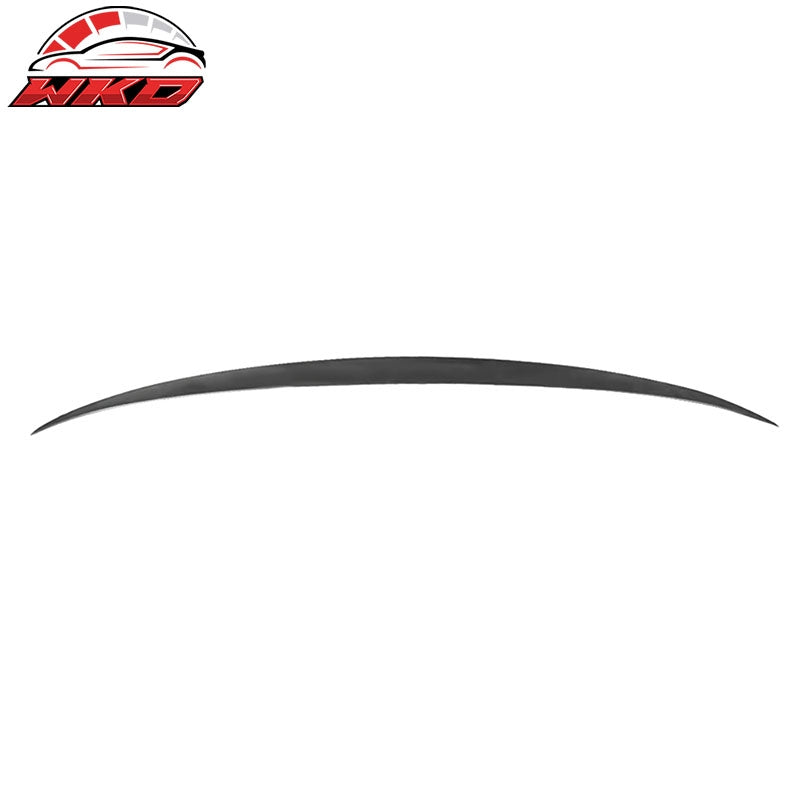 Fits 11-16 BMW F10 5-Series M5 Style Sedan Trunk Spoiler Wing Unpainted Black