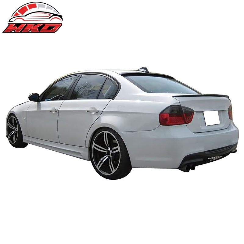 Fits 06-11 BMW E90 3-Series Trunk Spoiler M3 Style Rear Wing ABS #621 Boot Lip