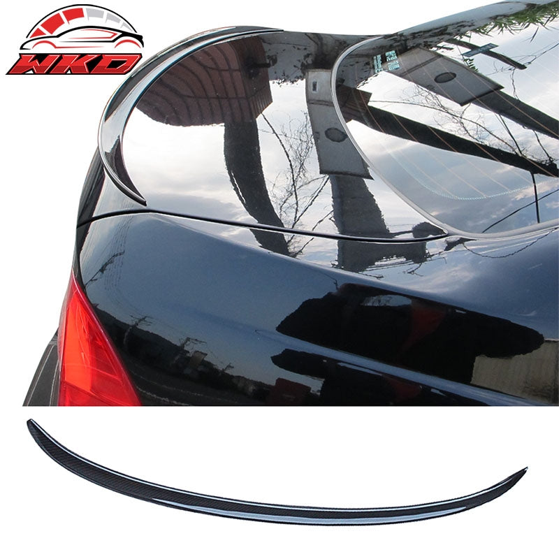 Fits 06-11 BMW E90 3-Series Trunk Spoiler M3 Style Rear Wing Matte Carbon Fiber