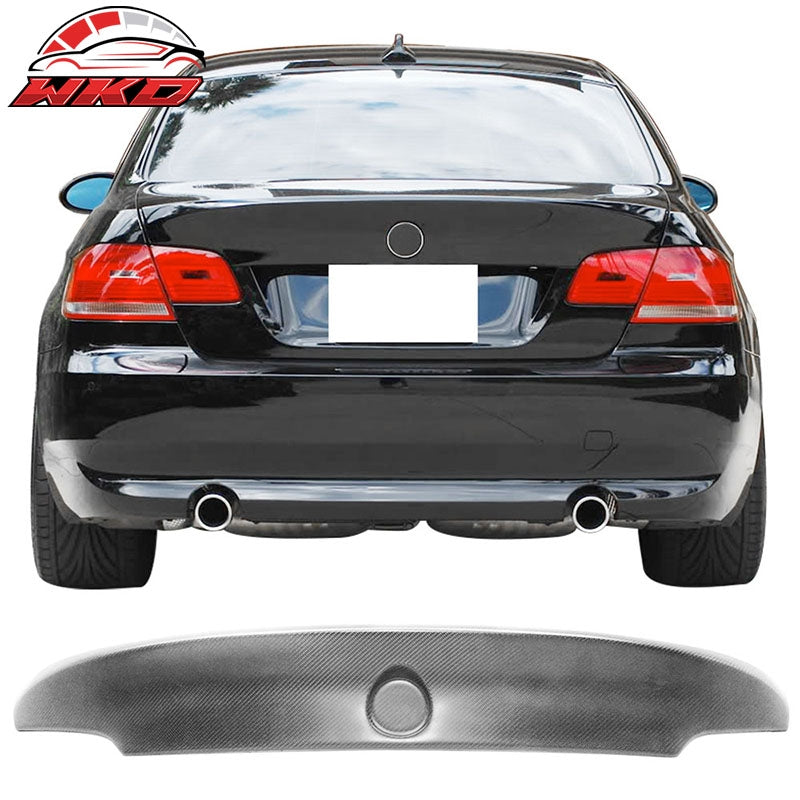 Fits 07-13 BMW E92 3-Series M3 Trunk Spoiler CSL Matte Carbon Fiber Rear Wing