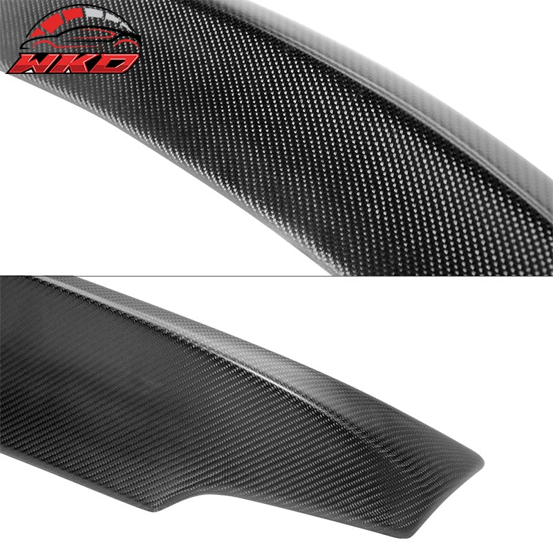 Fits 07-13 BMW E92 3-Series M3 Trunk Spoiler CSL Matte Carbon Fiber Rear Wing