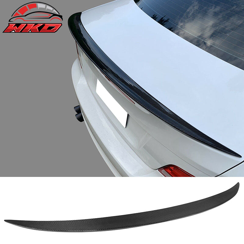 Fits 07-13 BMW 1 Series E82 Coupe Performance Style Carbon Fiber Trunk Spoiler
