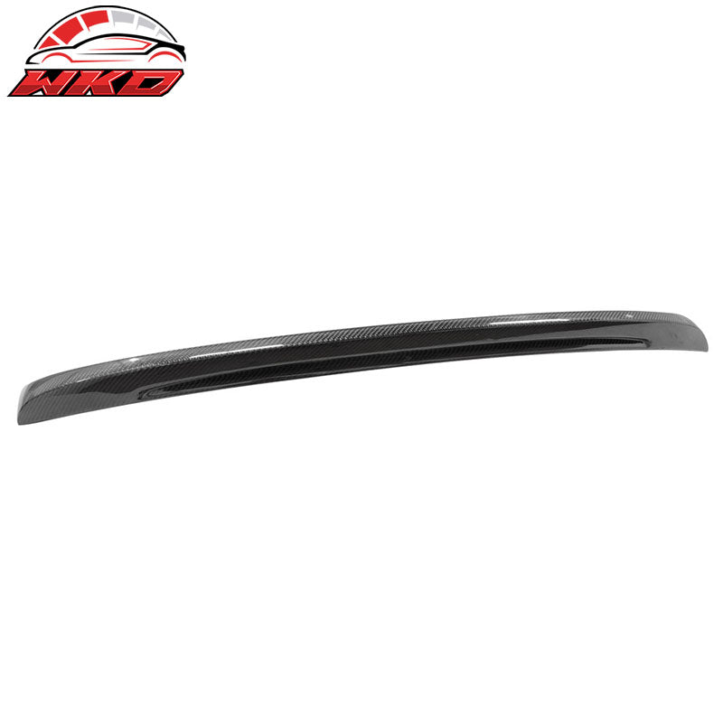 Fits 06-11 BMW 3 Series E90 4DR Sedan M3 Style Trunk Spoiler Matte Carbon Fiber