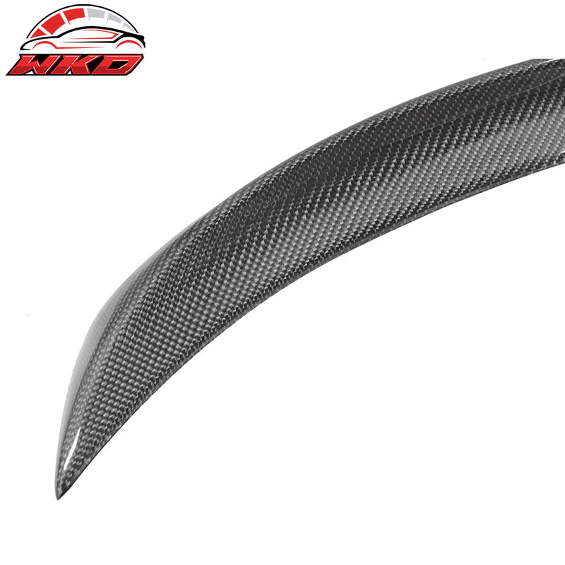 Fits 06-11 BMW 3 Series E90 4DR Sedan M3 Style Trunk Spoiler Matte Carbon Fiber