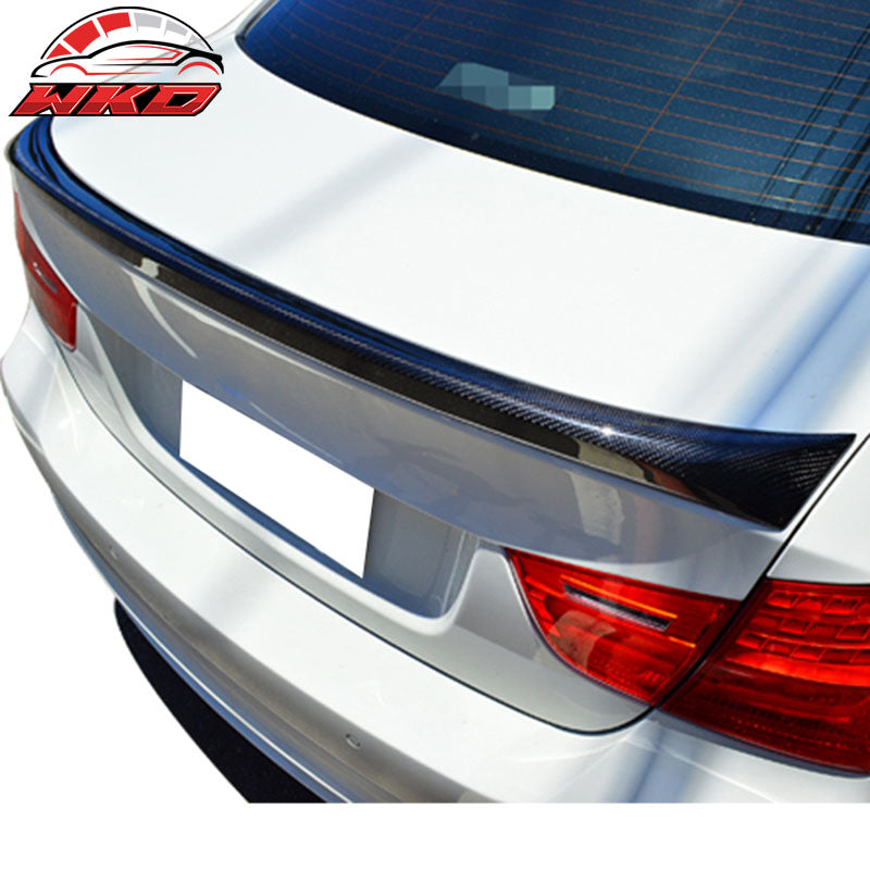 Fits 06-11 BMW E90 3-Series Sedan OE Style Trunk Spoiler Carbon Fiber W/Red Line