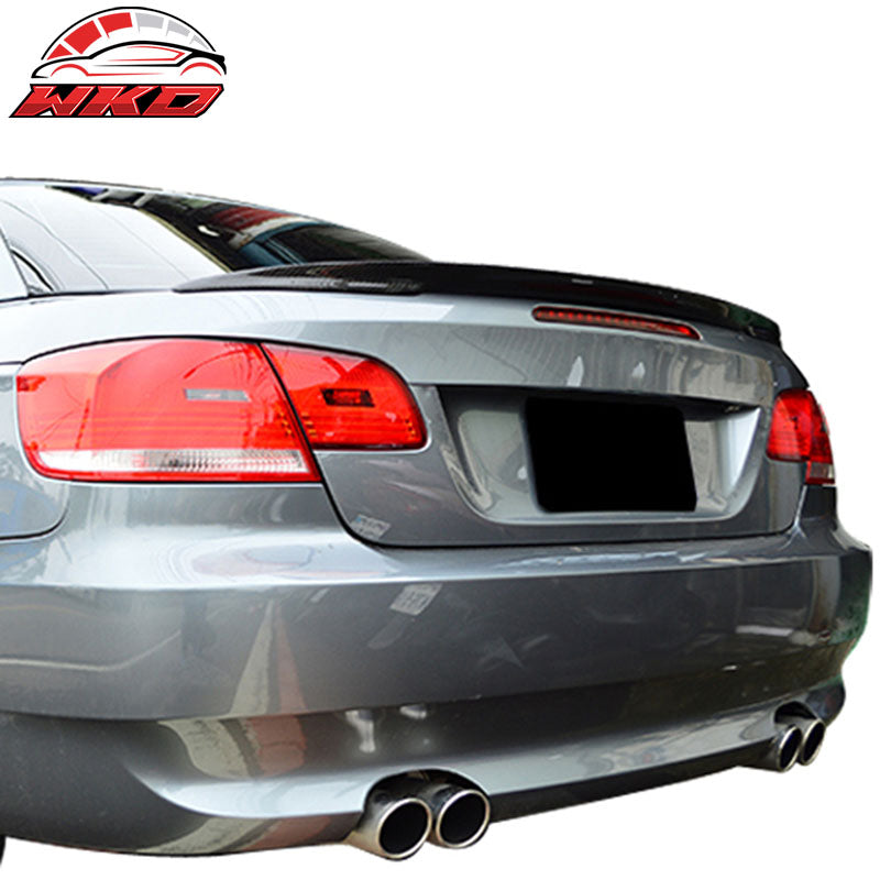 Fits 08-13 BMW E93 3-Series Convertible IKON Style Trunk Spoiler Carbon Fiber CF