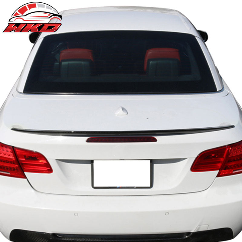 Fits 07-13 BMW E93 3-Series Performance Style Trunk Spoiler Matte Carbon Fiber