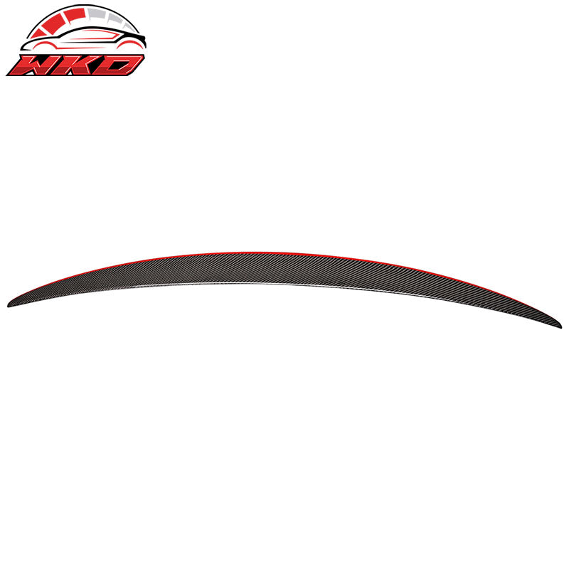 Fits 07-13 BMW E93 Performance Style Trunk Spoiler Carbon Fiber CF W/Red Line