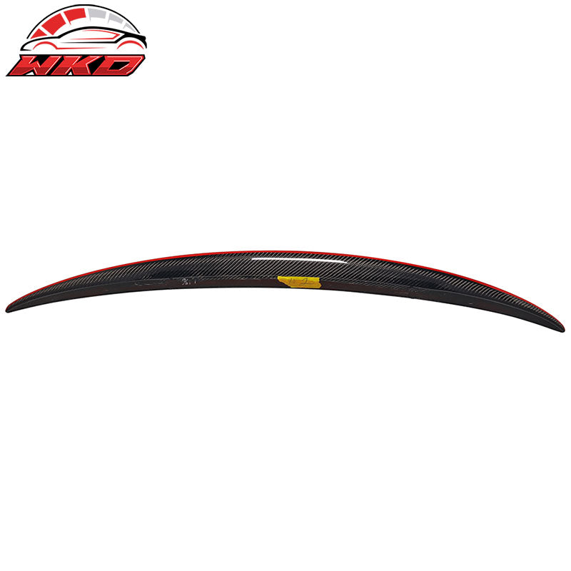 Fits 07-13 BMW E93 Performance Style Trunk Spoiler Carbon Fiber CF W/Red Line