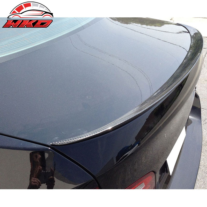 Fit 11-16 BMW 5 Series F10 Sedan Performance Style Trunk Spoiler Carbon Fiber CF