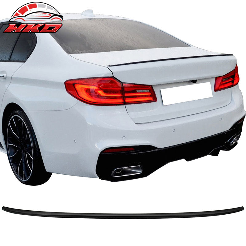 Fits 17-23 BMW G30 5 Series Sedan M5 Performance Style Trunk Spoiler Unpainted