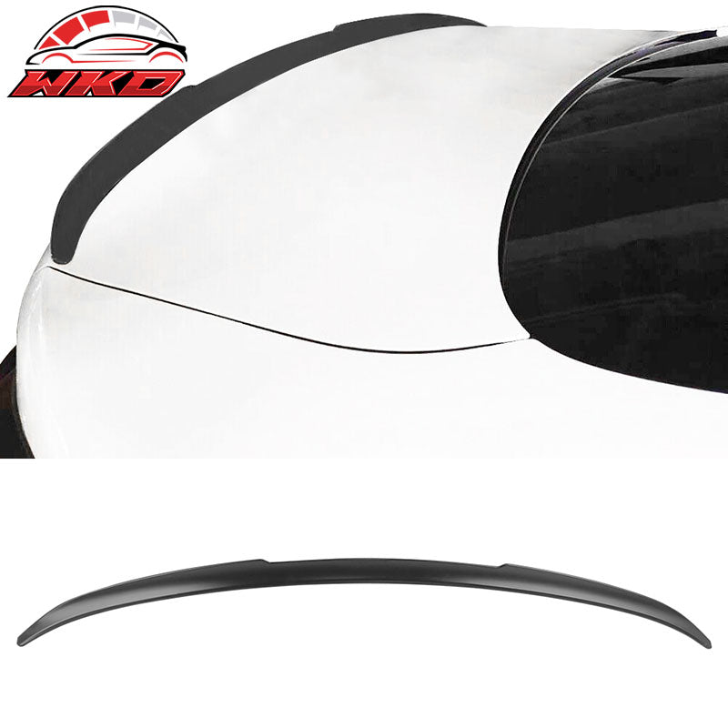 V Style Trunk Spoiler Fits 21-26 BMW G22 & G82 4 Series M4 Coupe ABS Unpainted