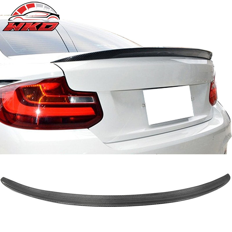 Fits 14-21 BMW 2 Series F22 Performance Style Trunk Spoiler Matte Carbon Fiber