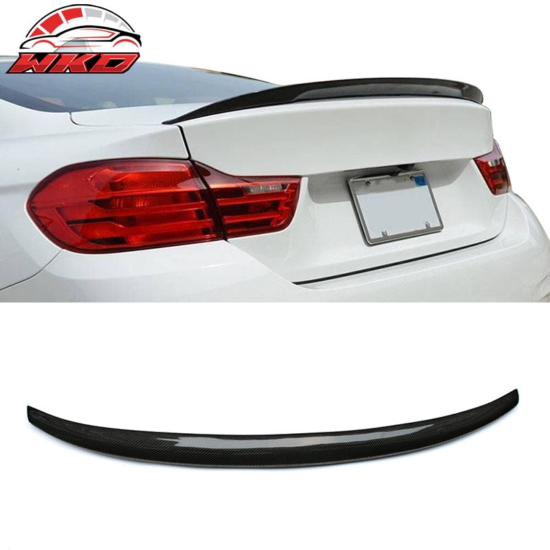Wholesale  14-20 BMW 4-Series F32 Coupe 2-Door P Style Trunk Spoiler Matte Carbon Fiber
