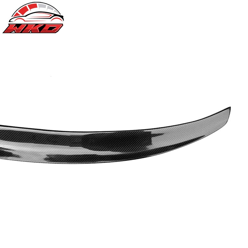 Fit 14-20 BMW 4-Series F32 Coupe 2-Door P Style Trunk Spoiler Matte Carbon Fiber