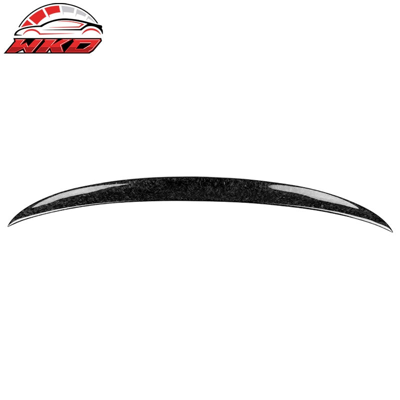 Fits 15-20 BMW F36 Gran Coupe V Style Trunk Spoiler - Matte Forged Carbon Fiber