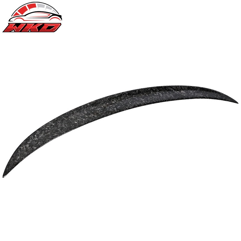 Fits 12-18 BMW F30 F80 3 Series P Style Trunk Spoiler Matte Forged Carbon Fiber