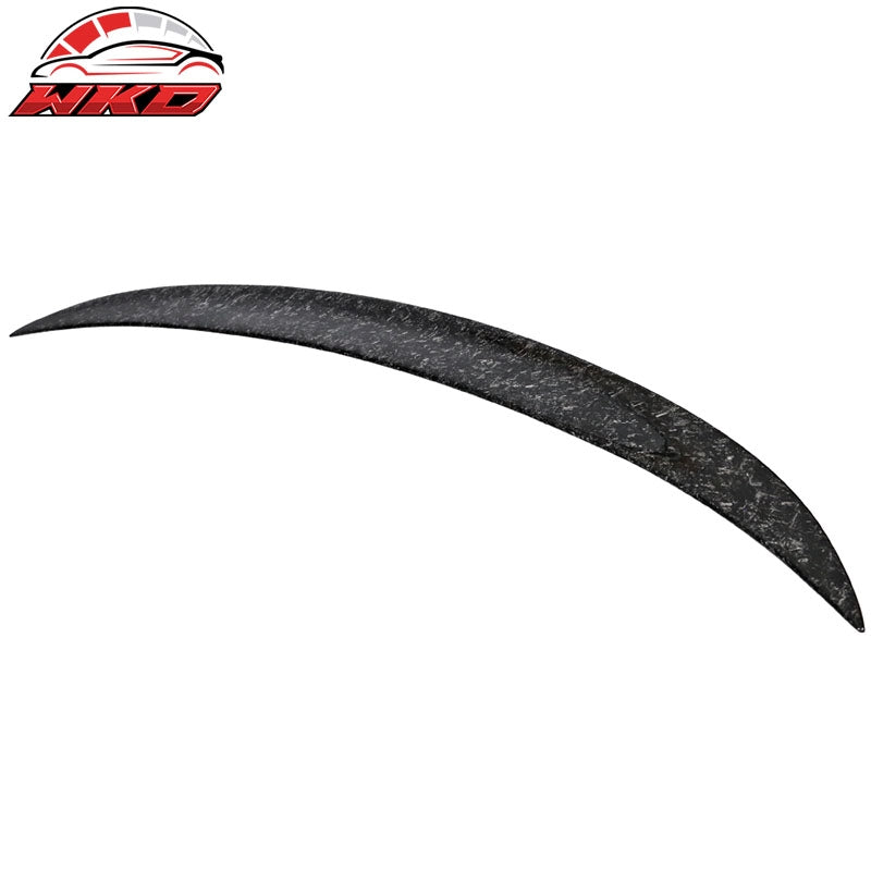 Fits 12-18 BMW F30 F80 3 Series P Style Trunk Spoiler Matte Forged Carbon Fiber