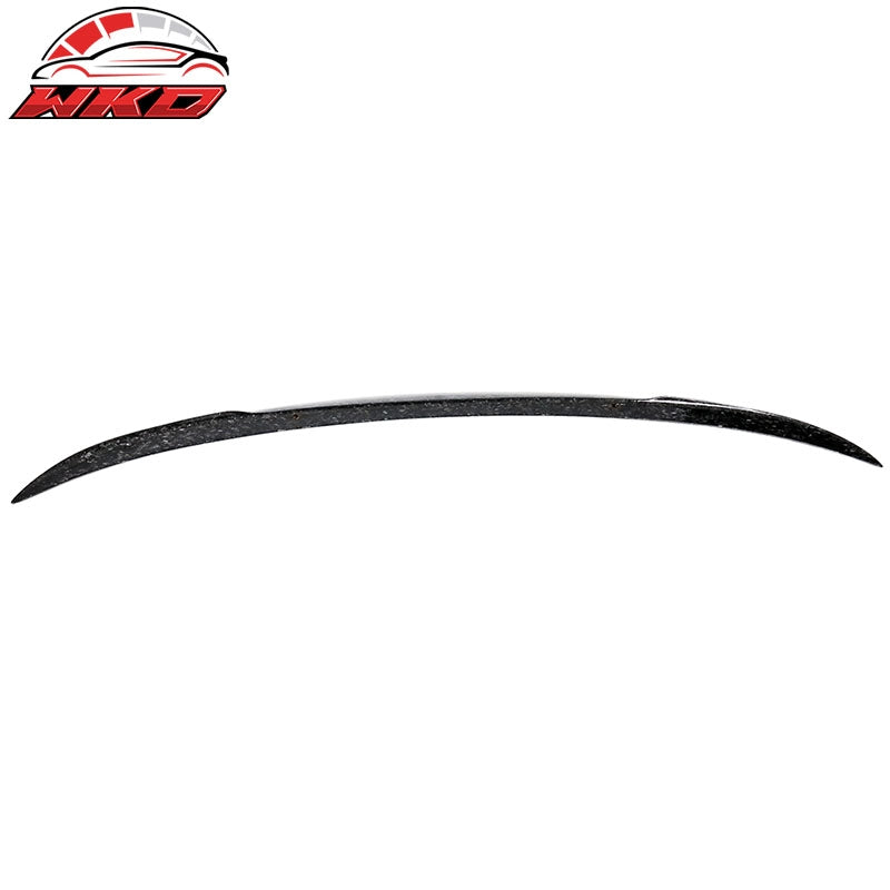 Fits 12-18 BMW F30 F80 3 Series P Style Trunk Spoiler Matte Forged Carbon Fiber